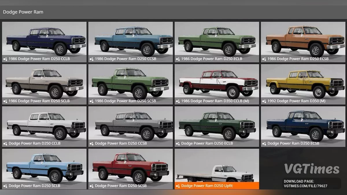 BeamNG.drive — Dodger Power RAM (0.34.x)