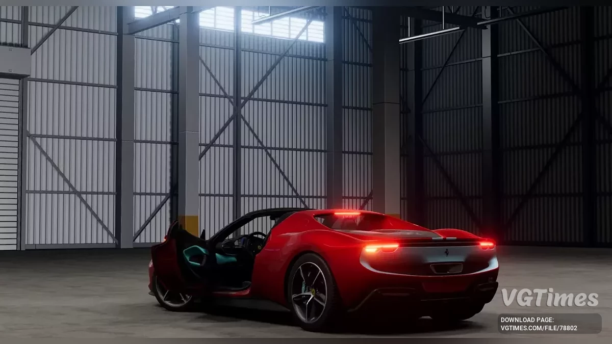 BeamNG.drive — Ferrari 296 v1.0 (0.34.x)