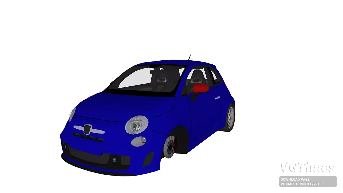 Simple Car Crash Physics Sim — Fiat abarth 500