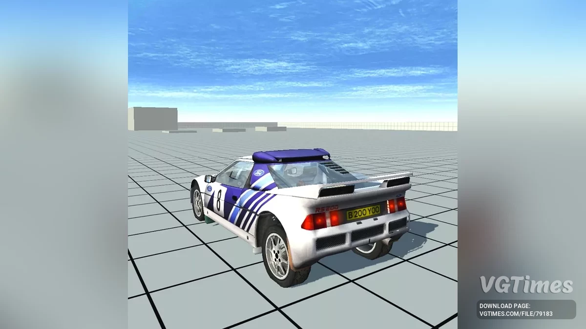 Not Simple Car Crash — Ford RS200