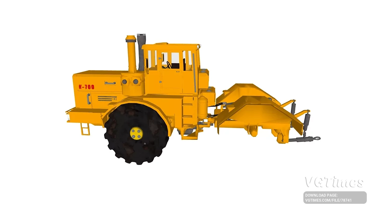 Simple Car Crash Physics Sim — Кировец К-700