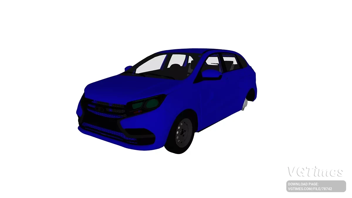 Simple Car Crash Physics Sim — Lada Xray