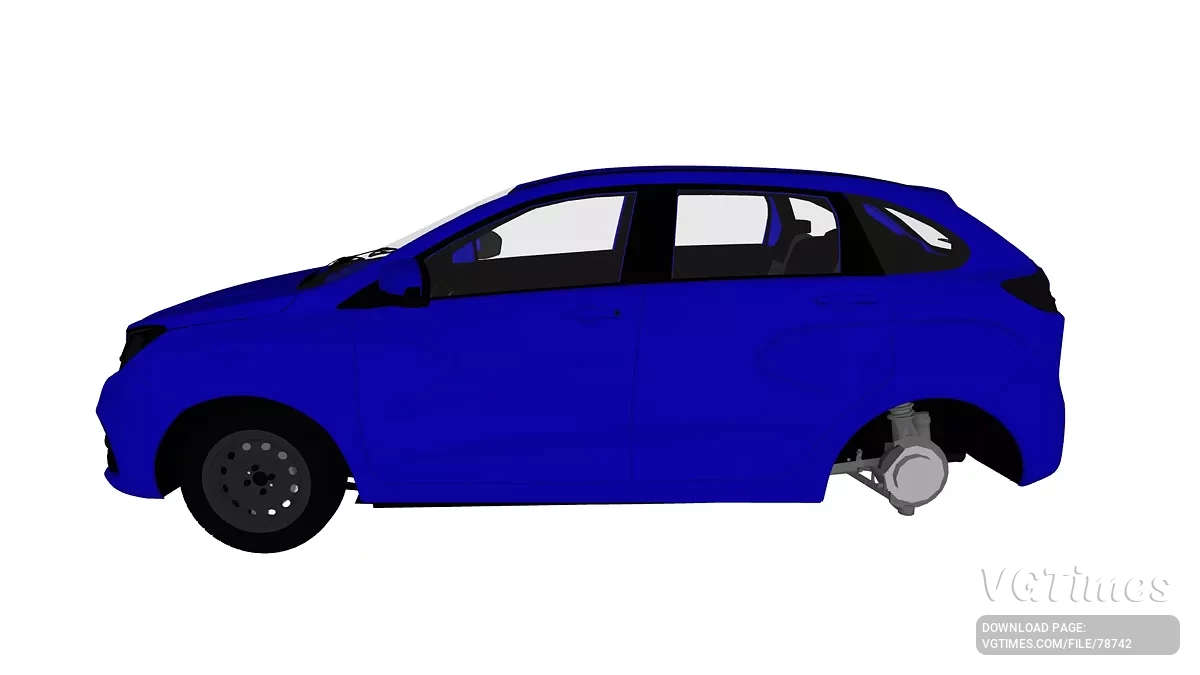 Simple Car Crash Physics Sim — Lada Xray