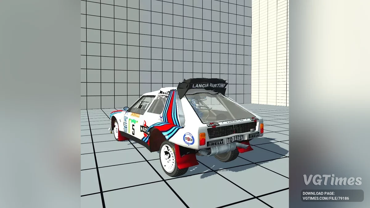 Not Simple Car Crash — Lancia Delta S4