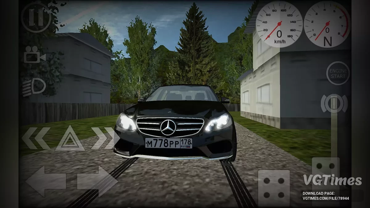 Simple Car Crash Physics Sim — Mercedes-Benz E-Class W212