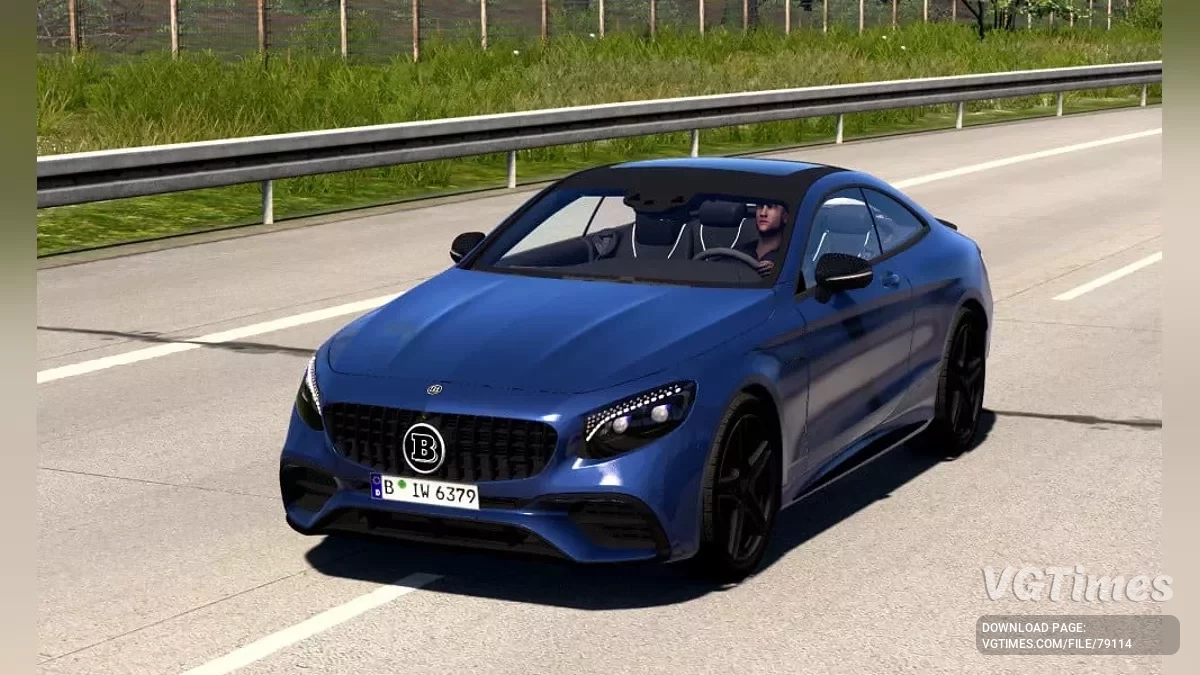 Euro Truck Simulator 2 — Mercedes AMG S63 Coupe Brabus 800 2019 [v1.3]