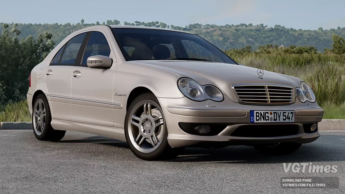 BeamNG.drive — Mercedes-Benz C-Class W203 v4.0 (0.34.x)