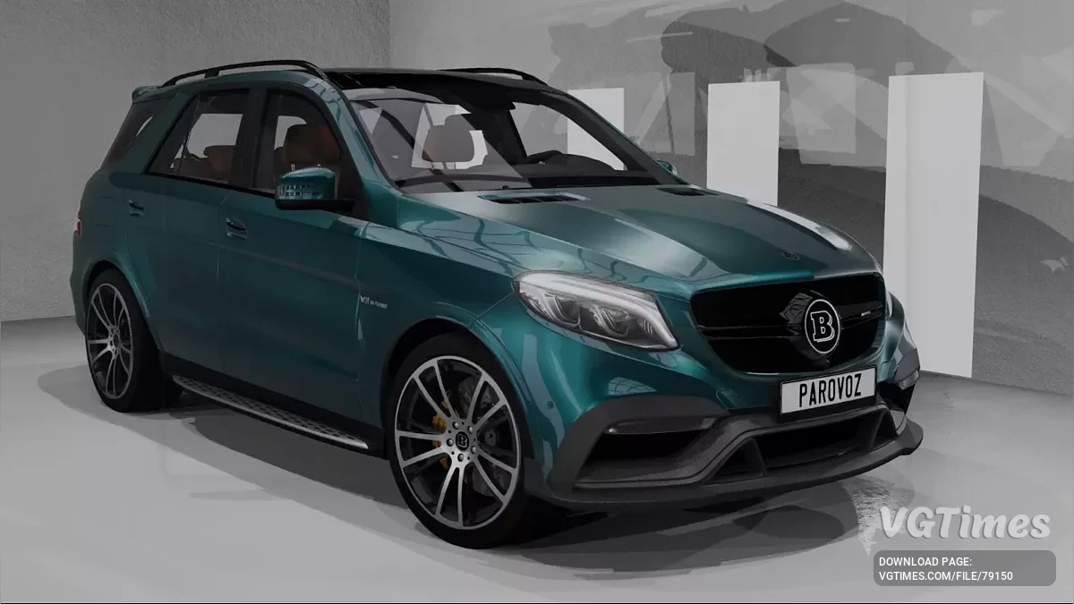 BeamNG.drive — Mercedes-Benz GLE63/ML63 AMG Brabus v1.0 (0.34.x)