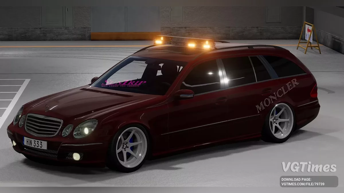 BeamNG.drive — Mercedes-Benz S211 v1.0 Update 2 (0.34.x)