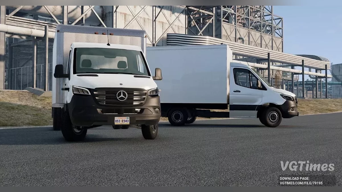 BeamNG.drive — Mercedes-Benz Sprinter 2020 Fox v1.0 (0.34.x)