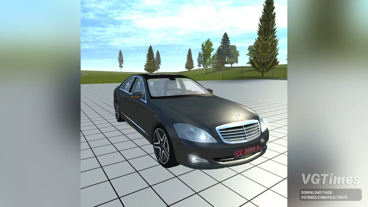 Simple Car Crash Physics Sim — Mercedes S420 W221