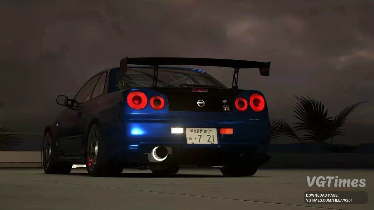 BeamNG.drive — Nissan GTR R34 v1.0 Revamp (0.34.x)