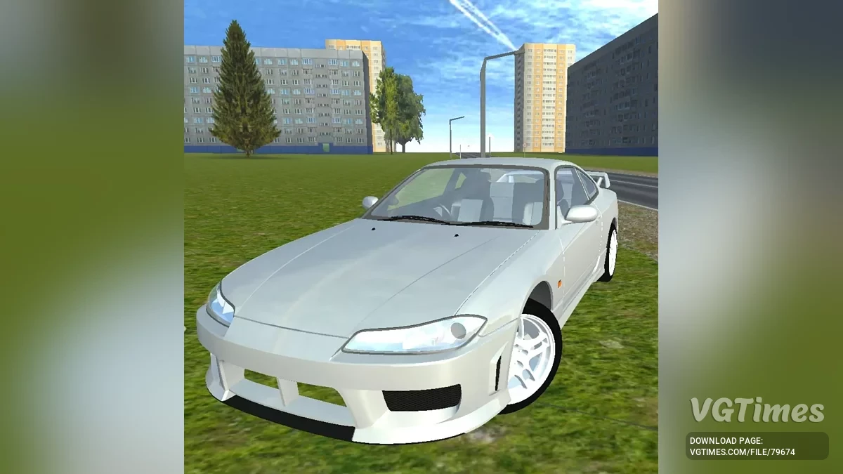 Simple Car Crash Physics Sim — Nissan Silvia S15