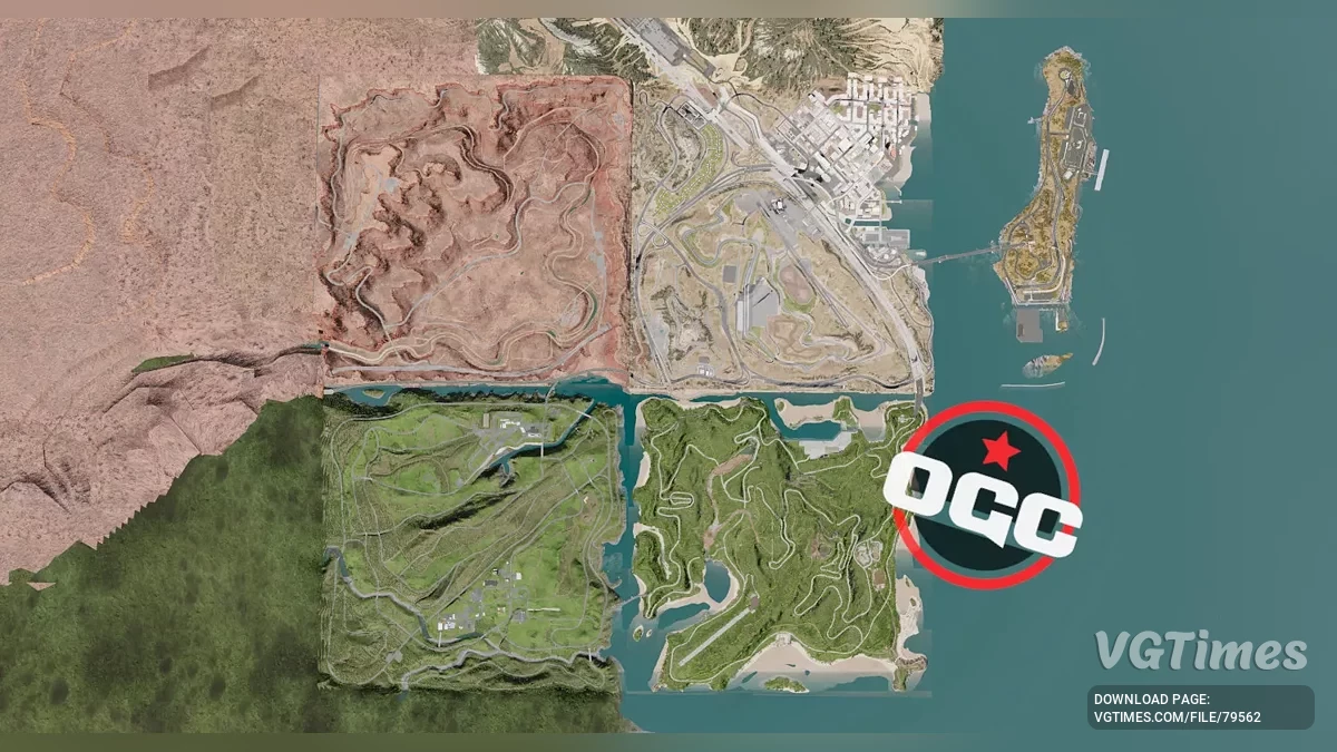 BeamNG.drive — OGC TWO - The Ultimate Map v1.5 (0.34.x)