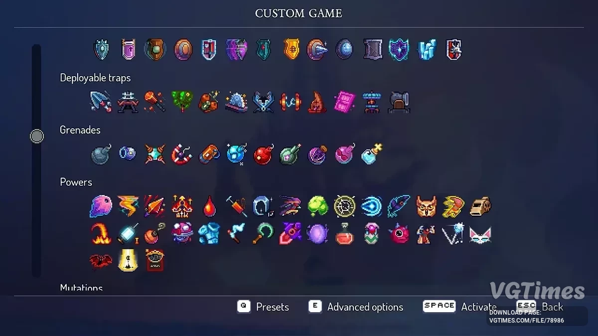 Dead Cells — Пройден весь сюжет, открыты все предметы и мутации, 100% костюмов [v.35]