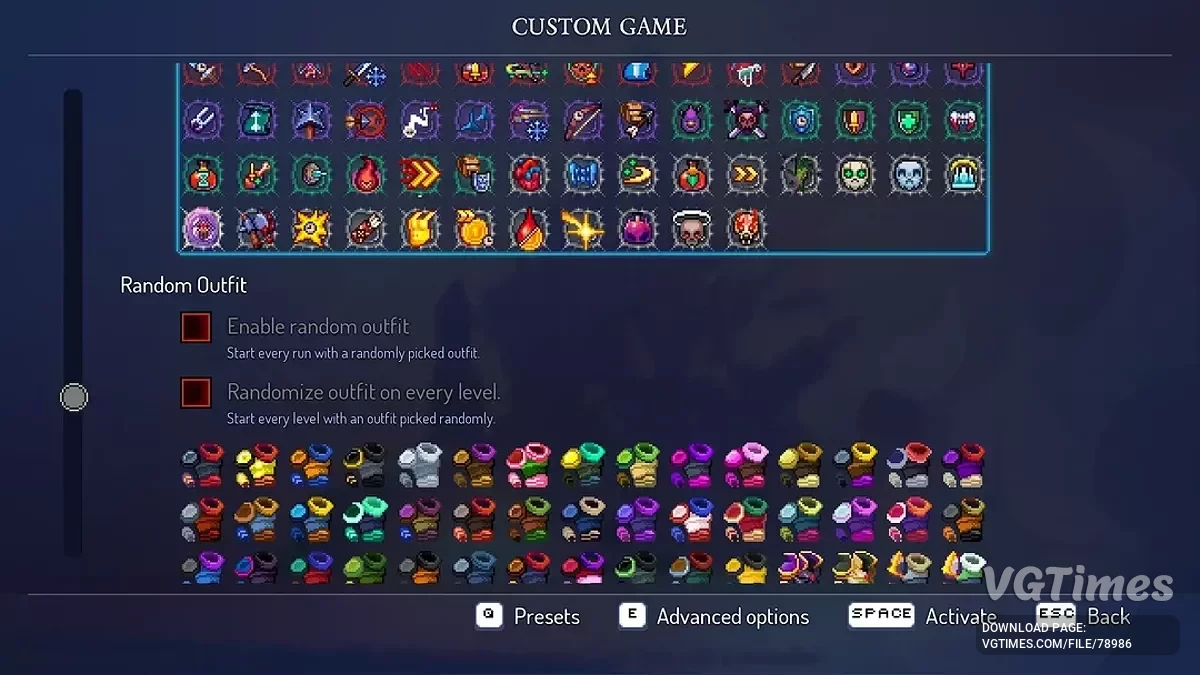 Dead Cells — Пройден весь сюжет, открыты все предметы и мутации, 100% костюмов [v.35]