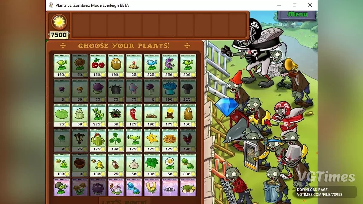 Plants vs. Zombies — PVZ Everleigh Mode [v.1.0]