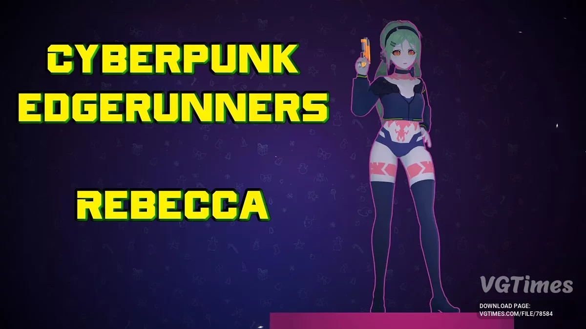 MiSide — Ребекка из аниме Cyberpunk Edgerunners