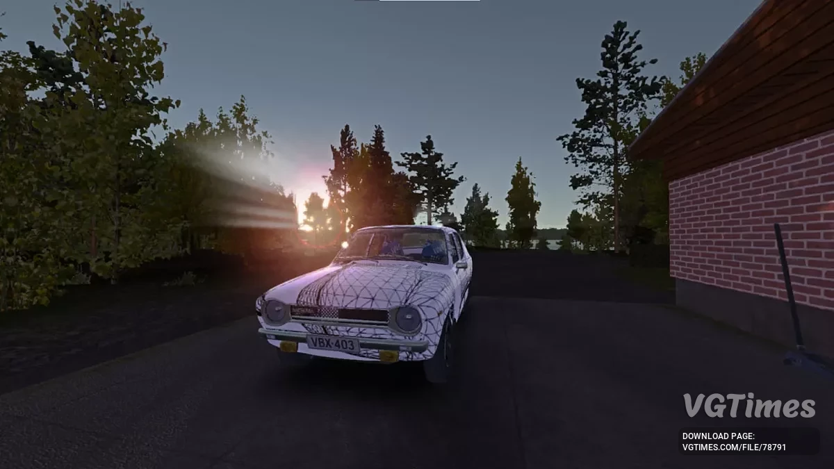 My Summer Car — Сток Сатсума белая с граффити, 50к марок