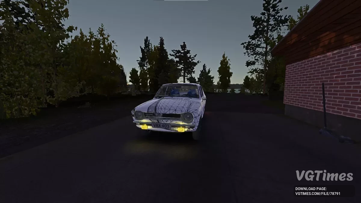 My Summer Car — Сток Сатсума белая с граффити, 50к марок