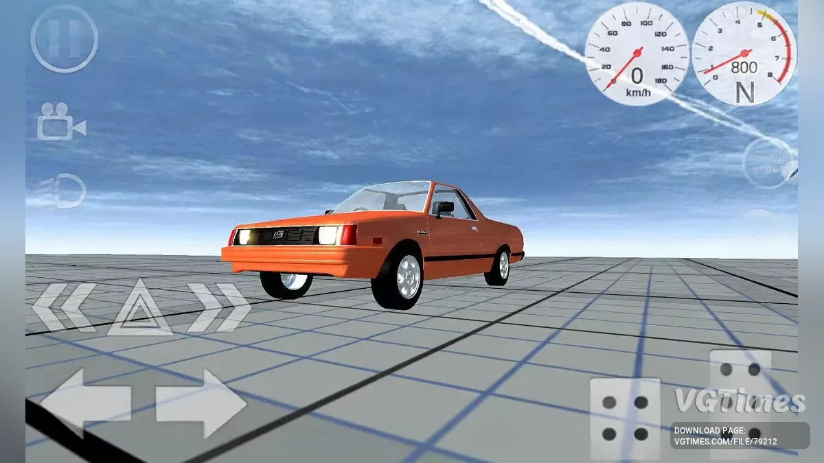 Simple Car Crash Physics Sim — Subaru brat