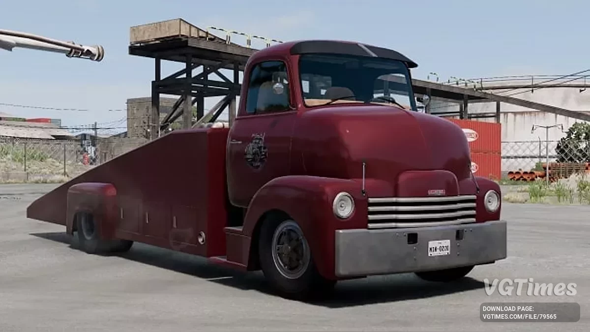 BeamNG.drive — T-Series Vintage Ramp Truck v0.6 (0.34.x)