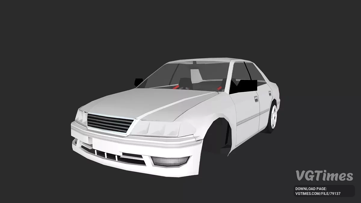 Simple Car Crash Physics Sim — Toyota mark 2 (оптимизированная)