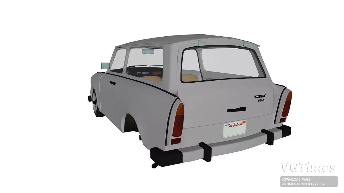 Simple Car Crash Physics Sim — Trabant 601