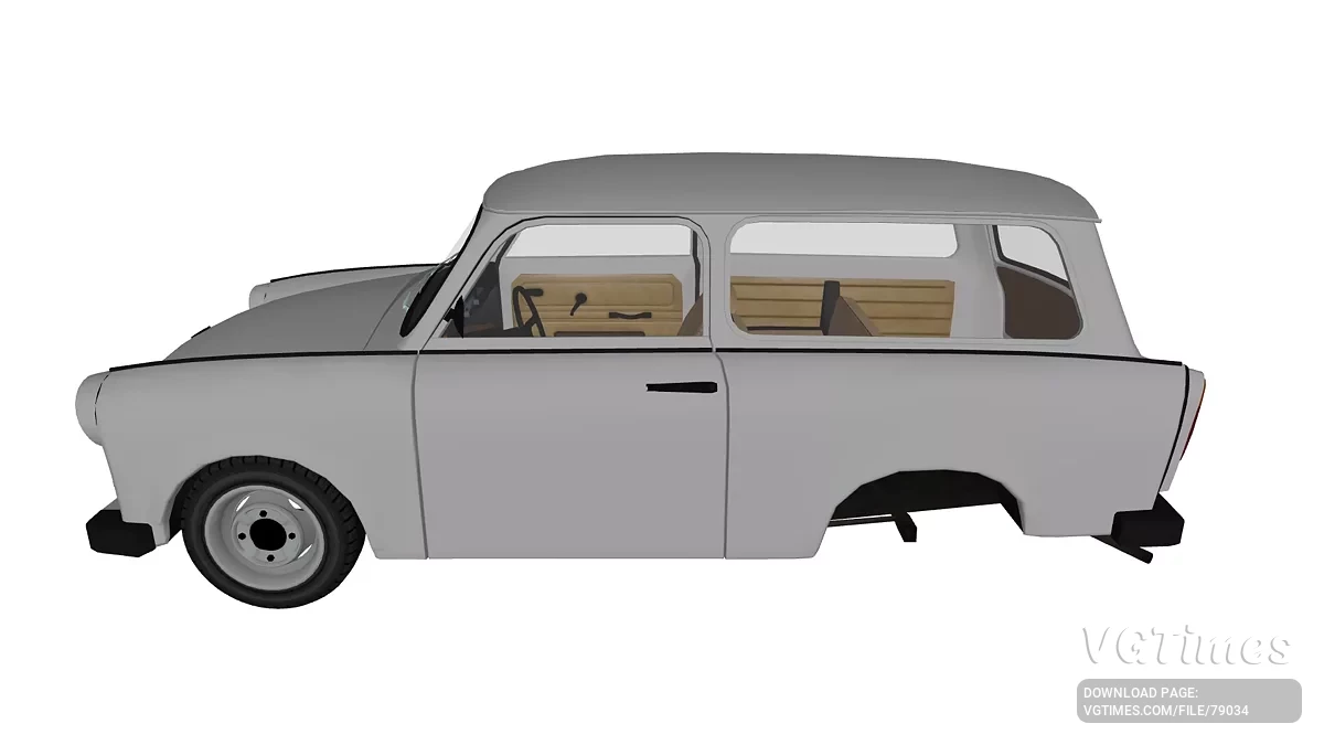 Simple Car Crash Physics Sim — Trabant 601