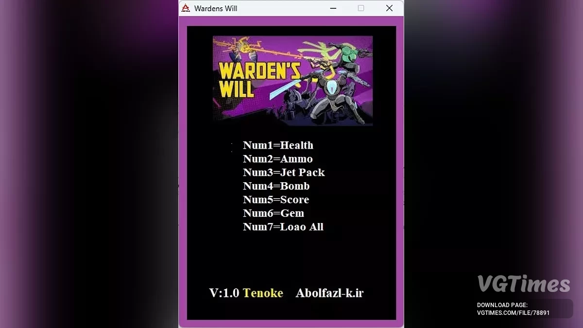 Warden&#039;s Will — Трейнер (+7) [1.0]