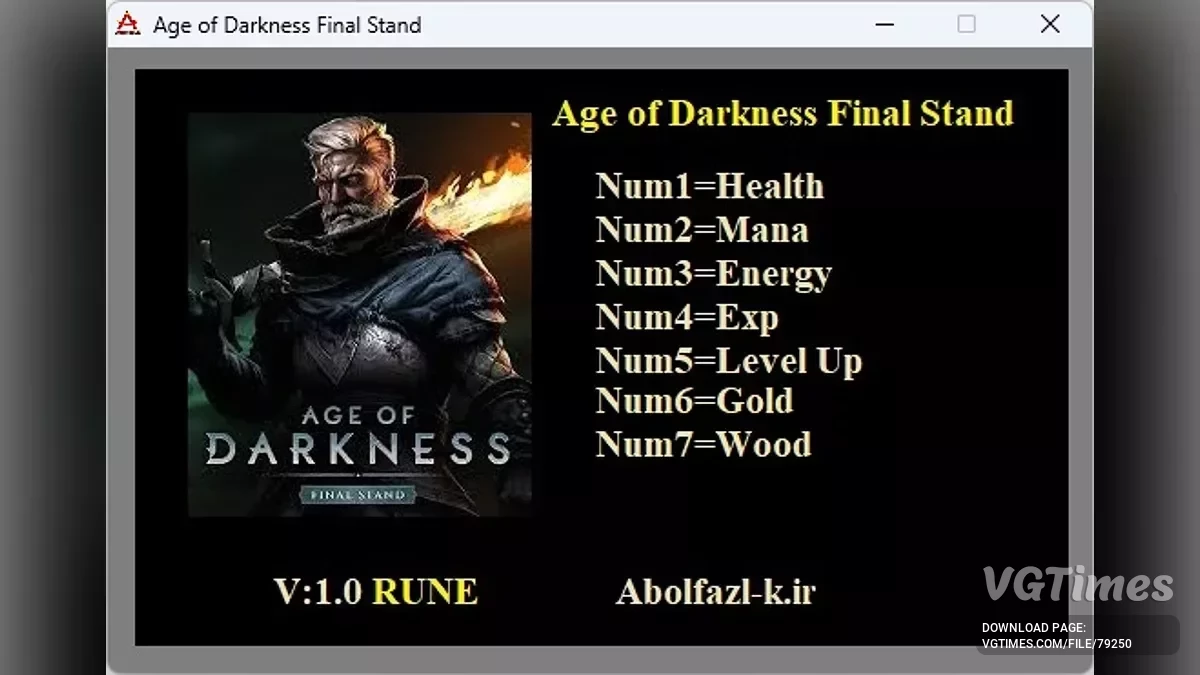 Age of Darkness: Final Stand — Трейнер (+7) [1.0]