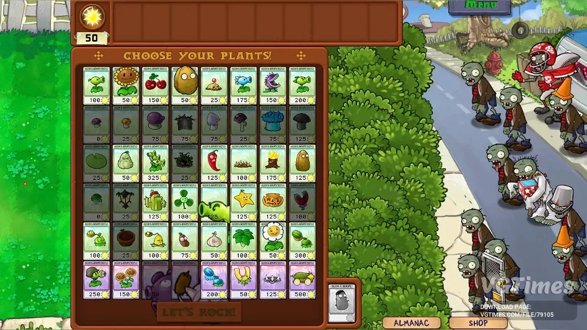 Plants vs. Zombies — Ускоренные зомби