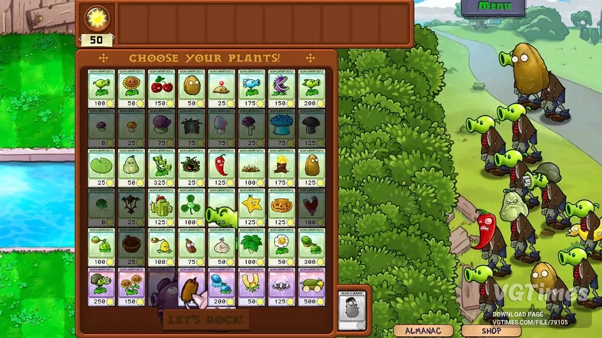 Plants vs. Zombies — Ускоренные зомби