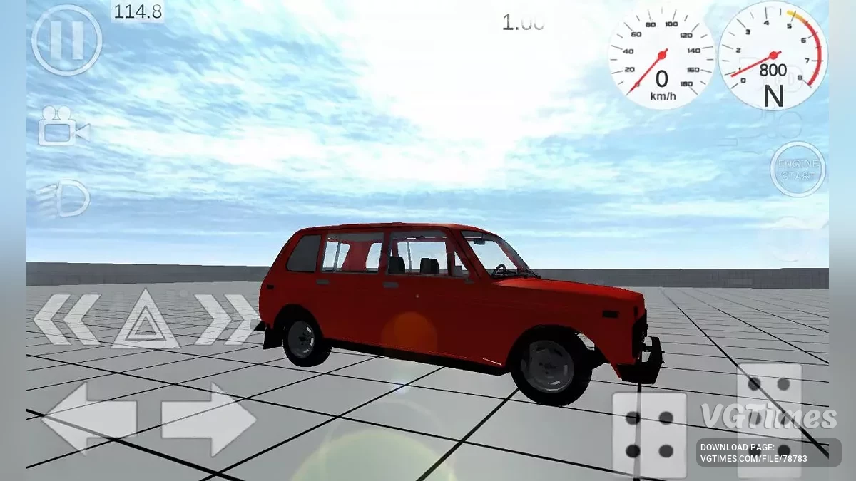 Simple Car Crash Physics Sim — ВАЗ 2131 Нива