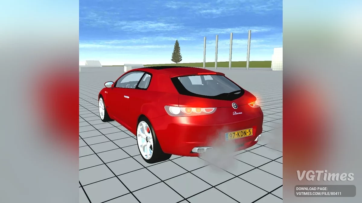Simple Car Crash Physics Sim — Alfa Romeo Brera