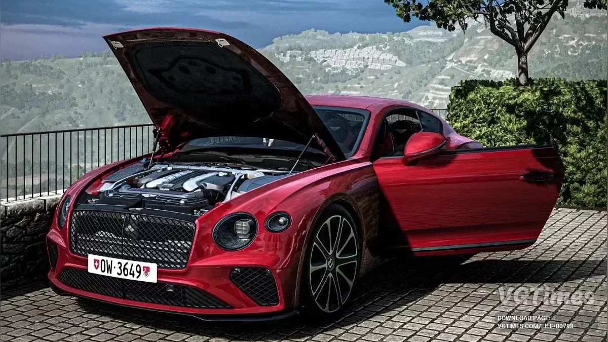 BeamNG.drive — Bentley Continental GT 2018 v1.0 (0.34.x)