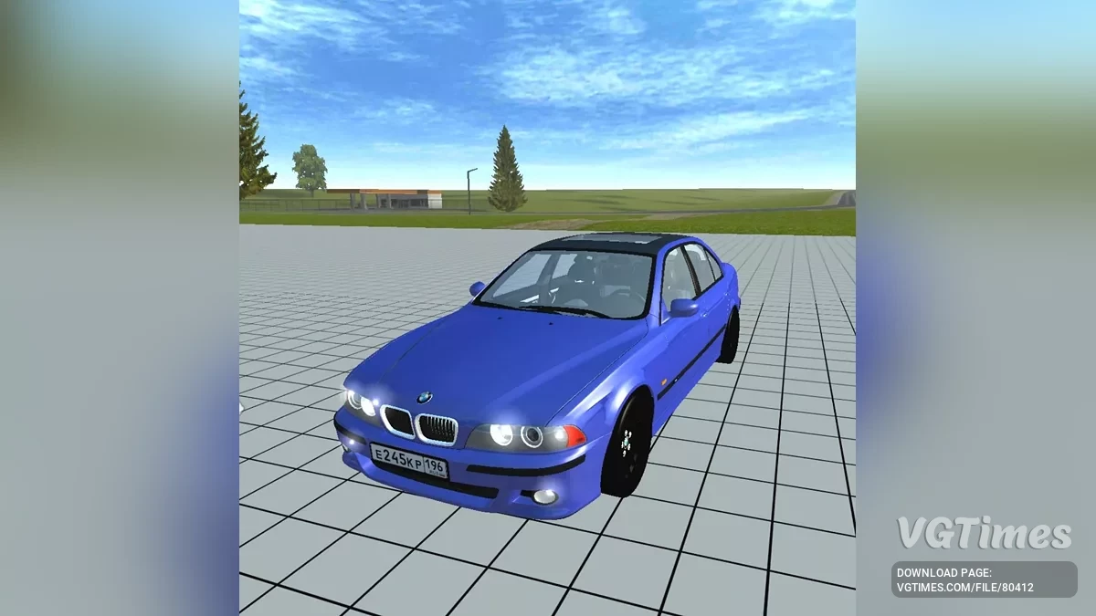 Simple Car Crash Physics Sim — BMW M5 E39