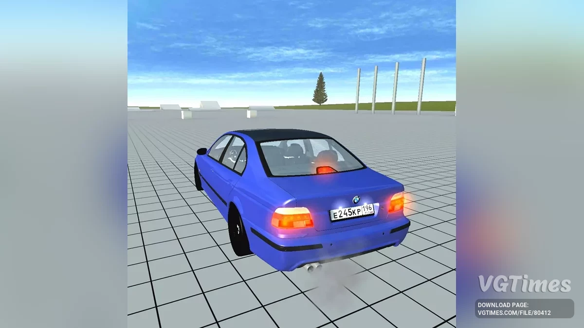 Simple Car Crash Physics Sim — BMW M5 E39