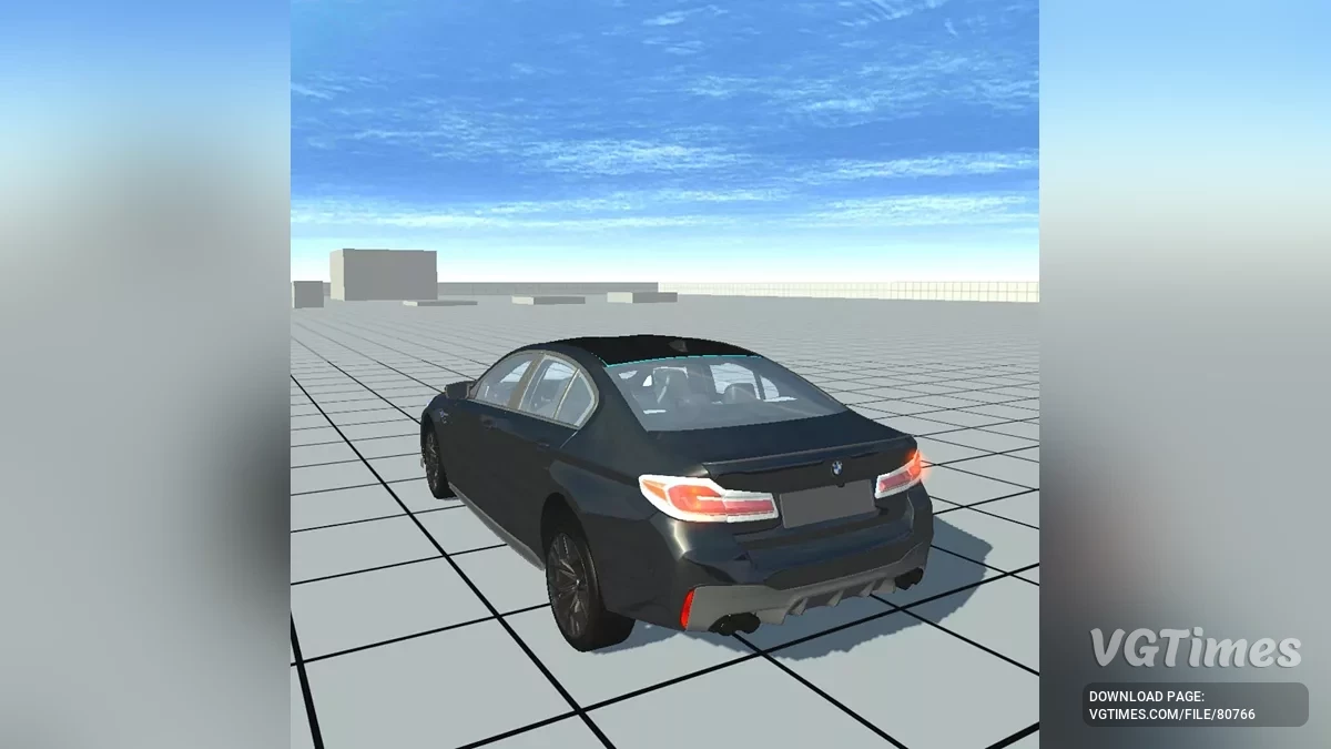 Not Simple Car Crash — BMW M5 F90