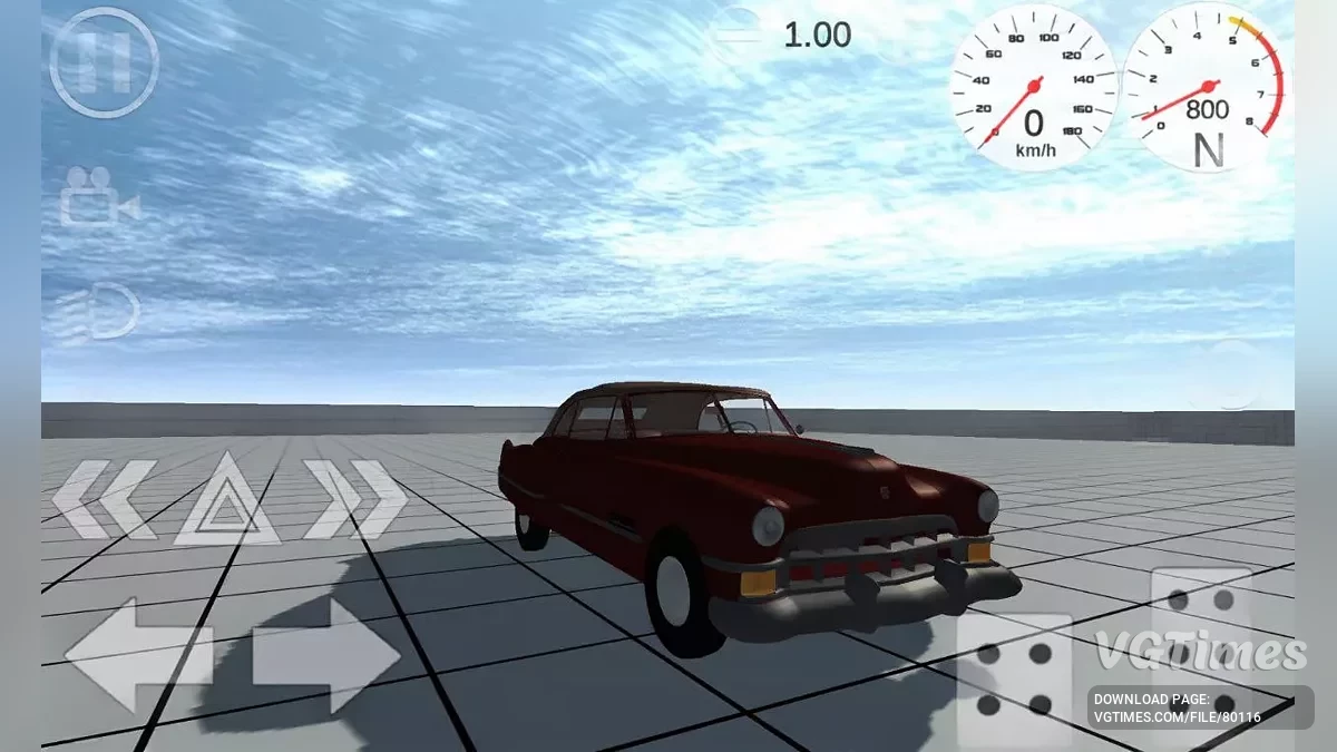 Simple Car Crash Physics Sim — Cadillac 62 series