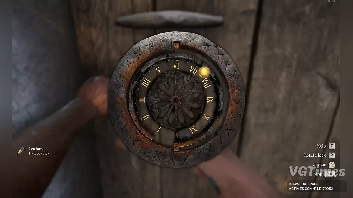 Kingdom Come: Deliverance 2 — Циферблат для взлома замков