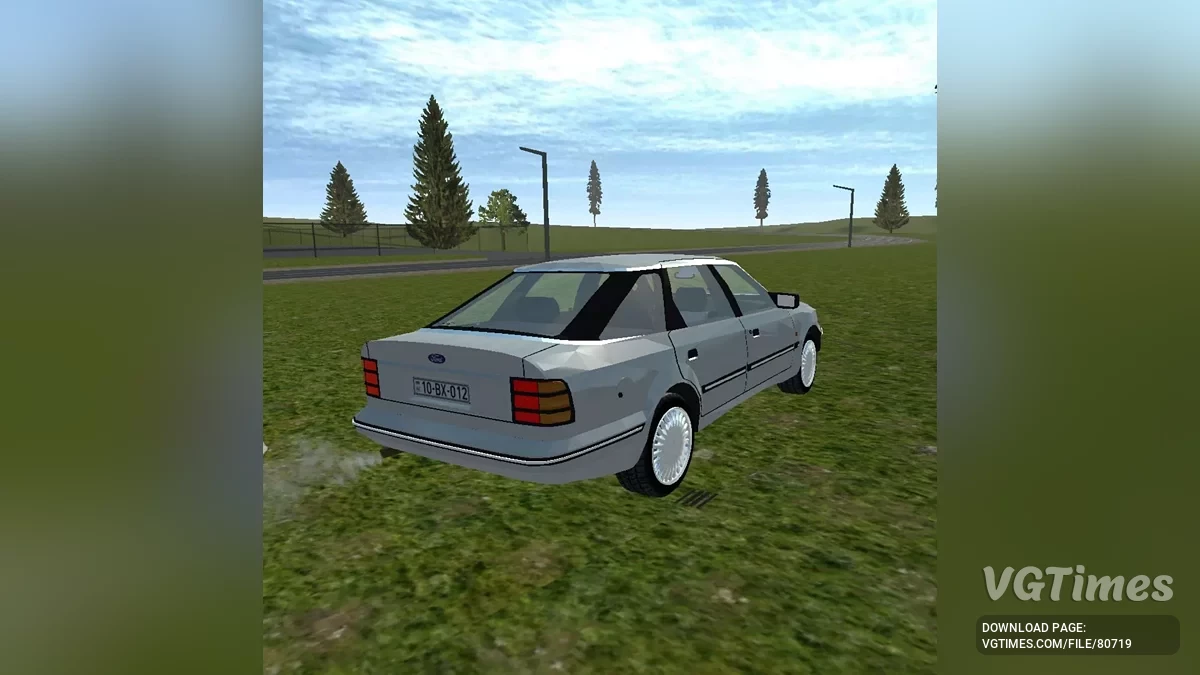 Simple Car Crash Physics Sim — Ford Scorpio 86