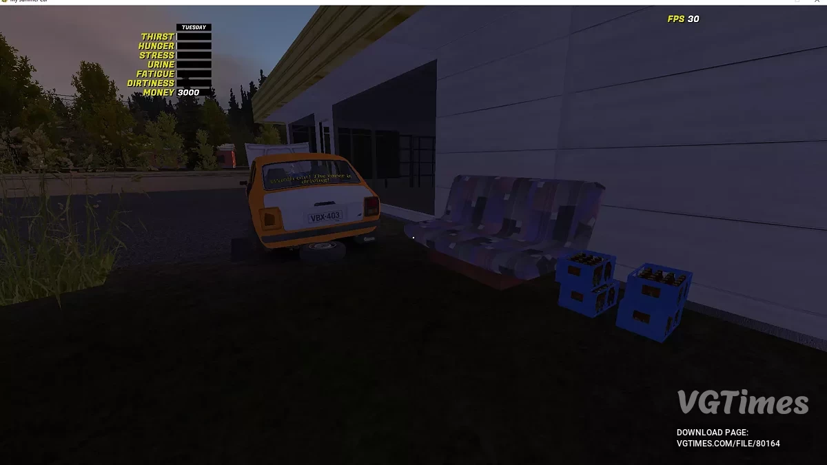 My Summer Car — Квест: Покупка машины, 3000 марок