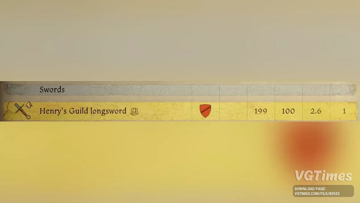 Kingdom Come: Deliverance 2 — Меч гильдии Генри