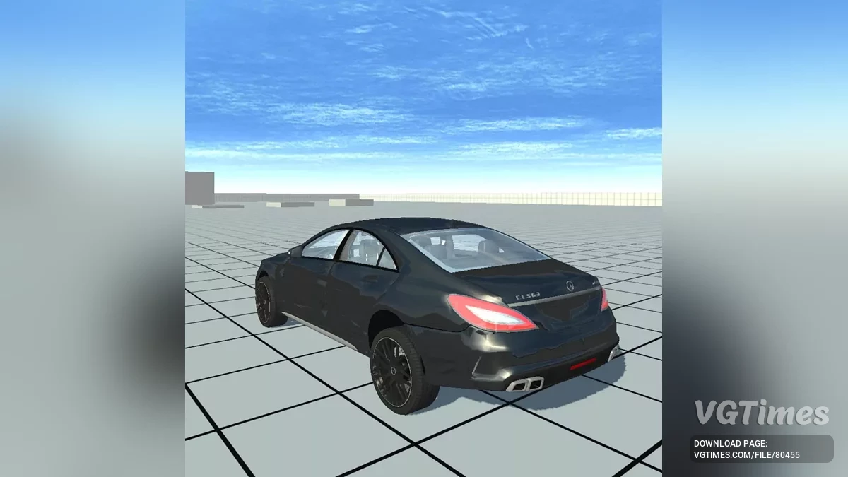 Not Simple Car Crash — Mersedes CLS