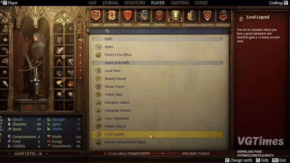 Kingdom Come: Deliverance 2 — Местная легенда — новык навык (PTF)