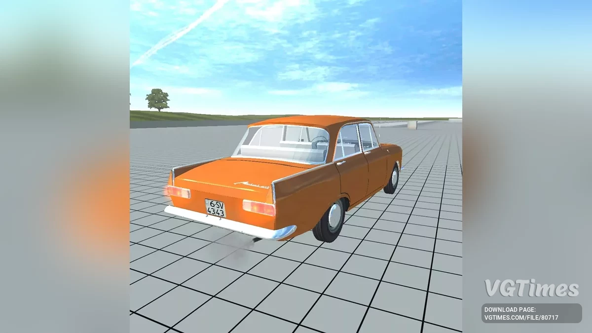 Simple Car Crash Physics Sim — Москвич 412