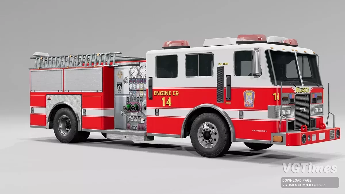 BeamNG.drive — MTL Fire Truck v1.2 (0.34.x)