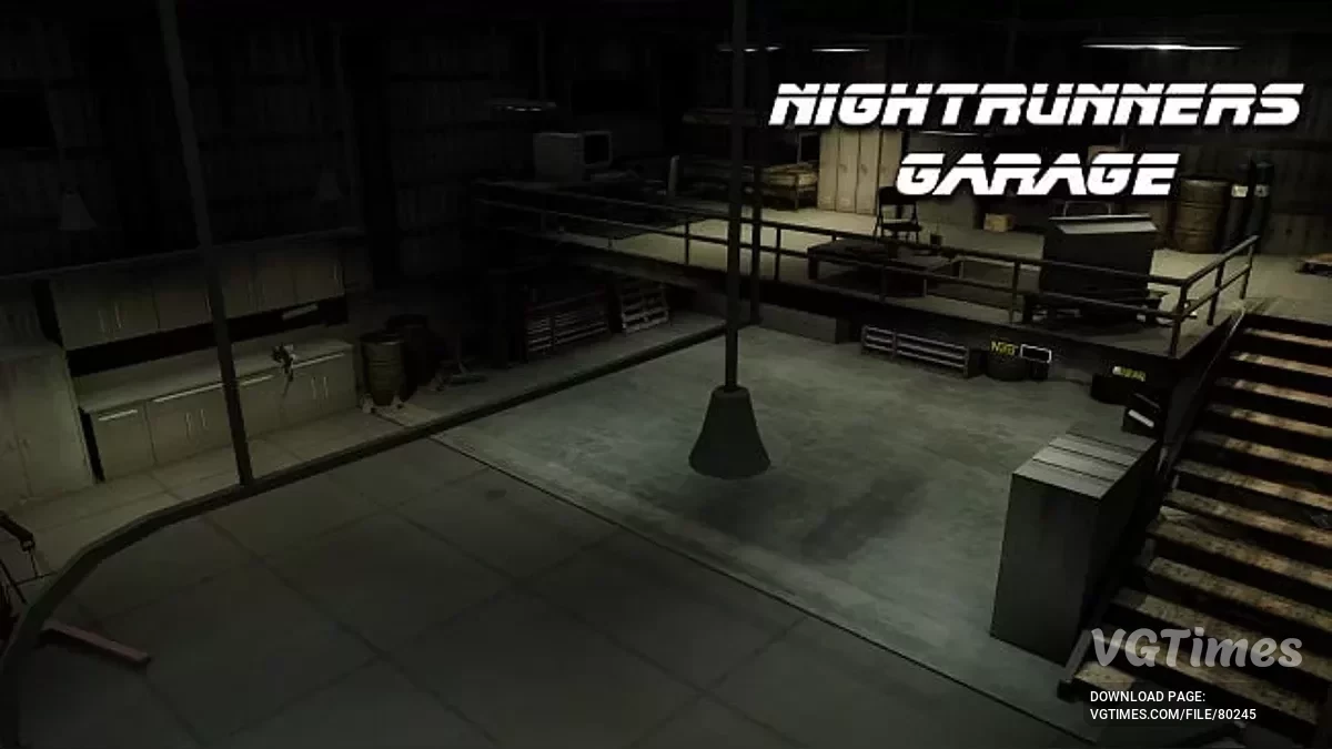 BeamNG.drive — Night Runners Garage C1 v1.0 (0.34.x)