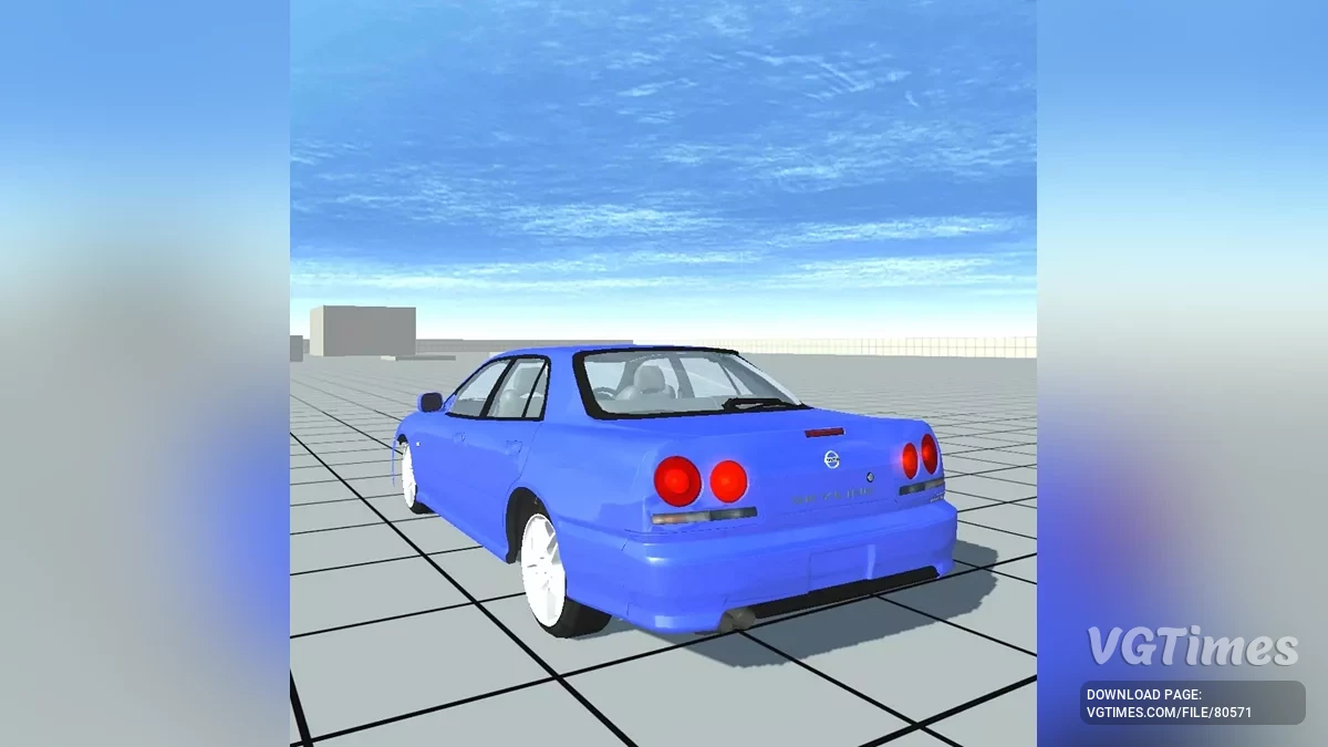 Not Simple Car Crash — Nissan Skyline R34